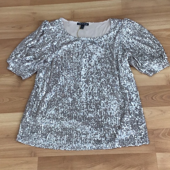 Cable & Gauge Tops Cable Gauge Sequin Top Poshmark